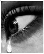 Lágrimas sin sentido: ácidas lágrimas.